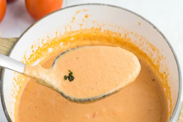 Tomato keto cream soup
