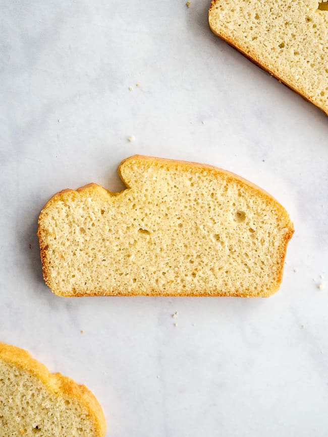 Keto bread made from coconut flour