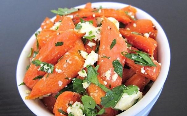Carrot and Feta Cheese Salad