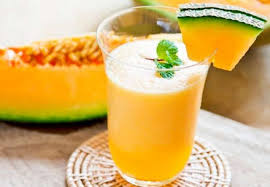 Frozen melon cocktail