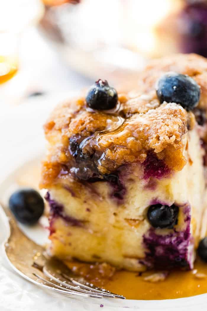 Keto cottage cheese casserole with berries
