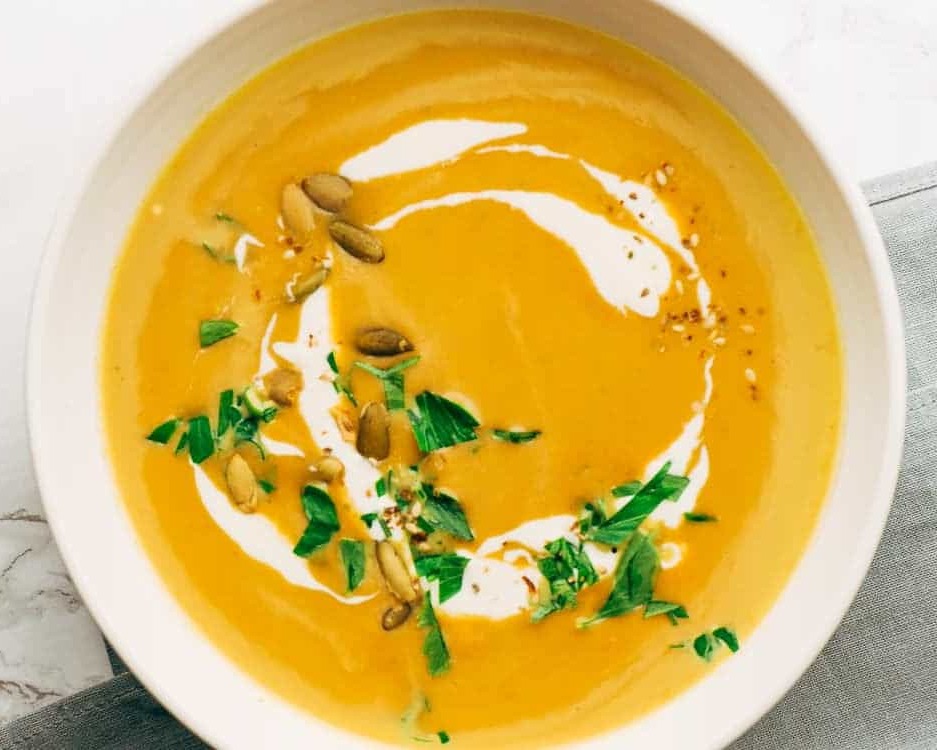 Pumpkin keto cream soup