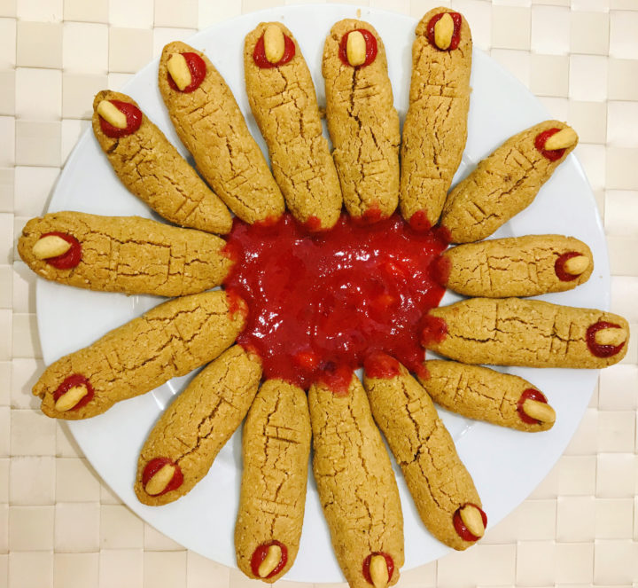 Fingers of the Witch. Halloween Keto Dessert