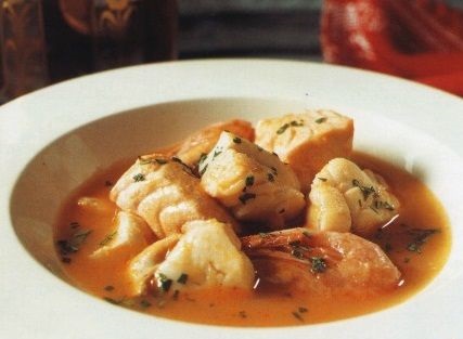 Best Fish soup with shrimps
