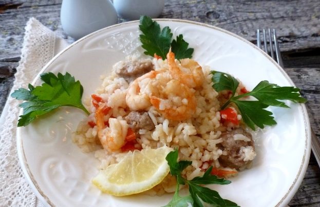 Creole shrimp rice