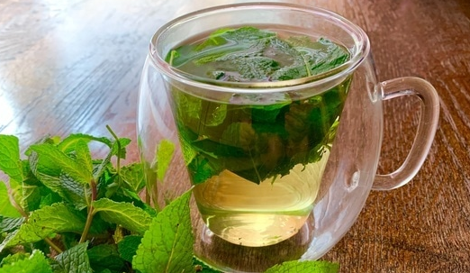 Mint tea with barberry