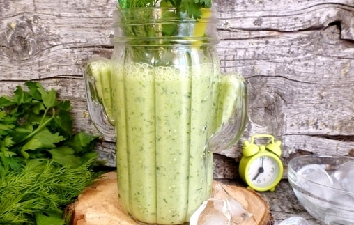 Refreshing drink from Varenets with herbs