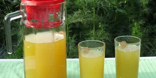 Orange ginger drink