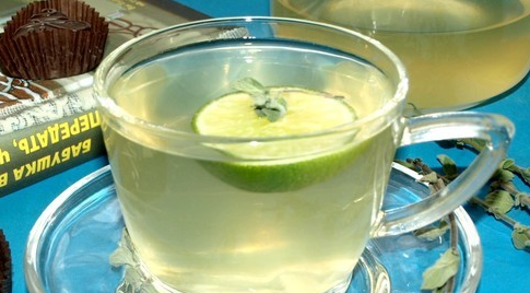Lime and oregano tonic drink