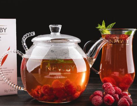 Traditional raspberry tea
