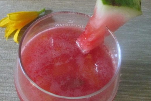 Watermelon orange smoothie