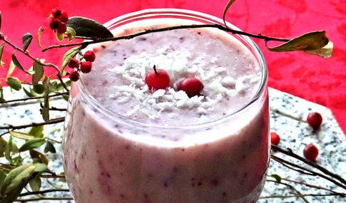 Cowberry smoothie