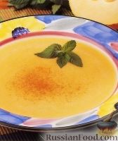 Dessert melon soup