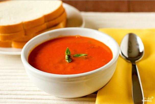 Vegetarian Tomato Basil Soup Recipe