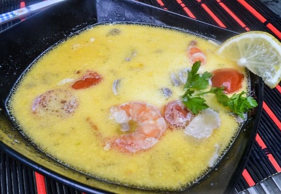 Thai soup Tom-kha