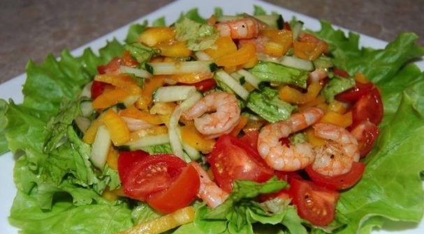 Delicious low calorie salad