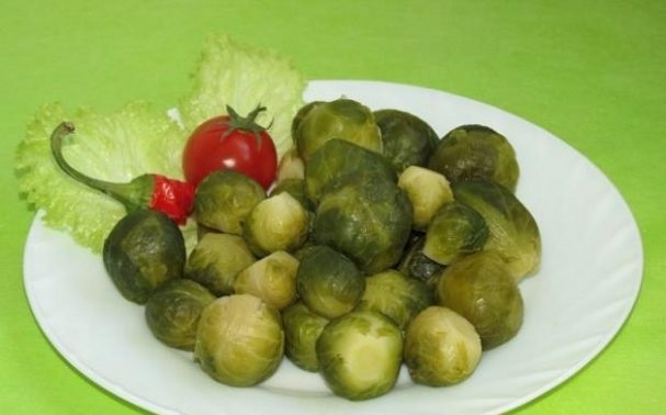 Best Steamed Brussels sprouts in a slow cooker