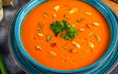 Diet pumpkin soup