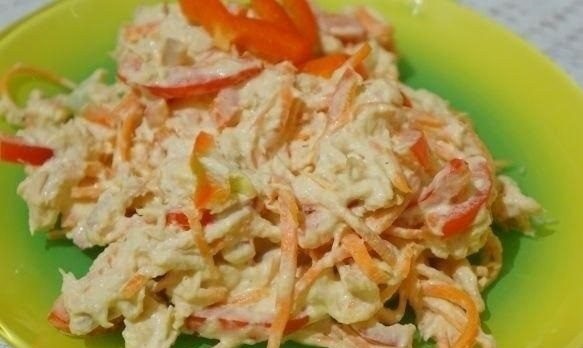 Best Breast and Korean Carrot Salad