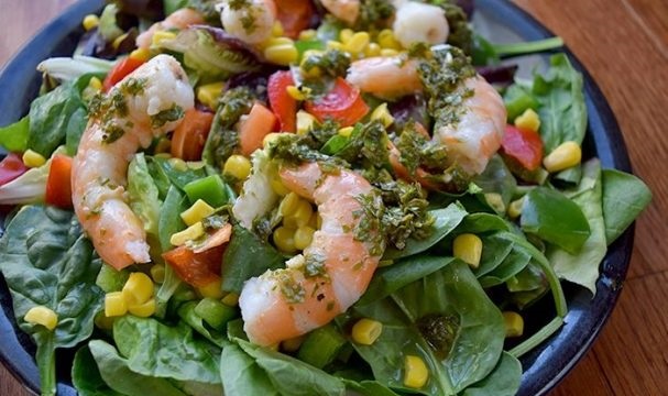 Green Shrimp Salad