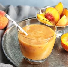 Peach and orange smoothie