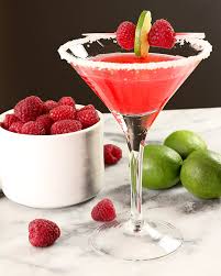 Raspberry Daiquiri with liqueur