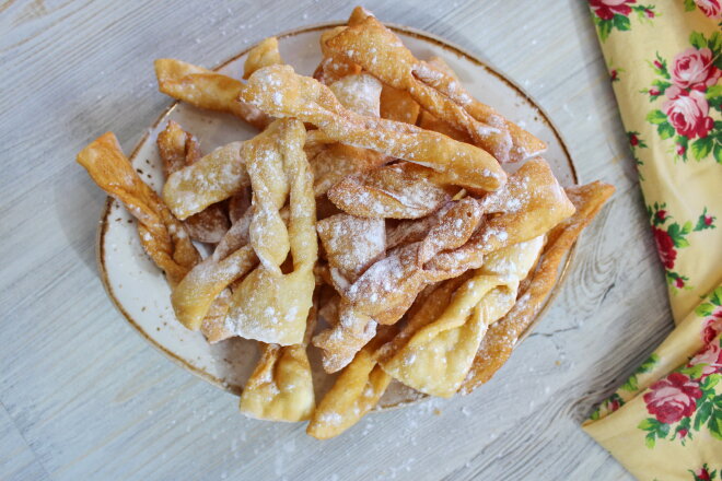 Crispy Brushwood On Vodka