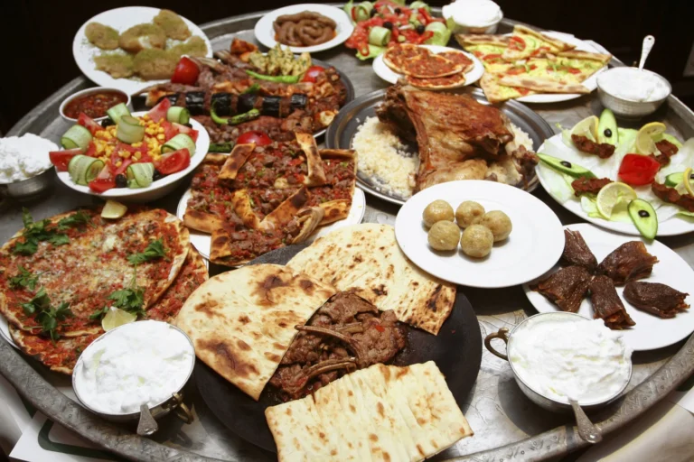 What are the common seasonings and spices used in Turkish cuisine?