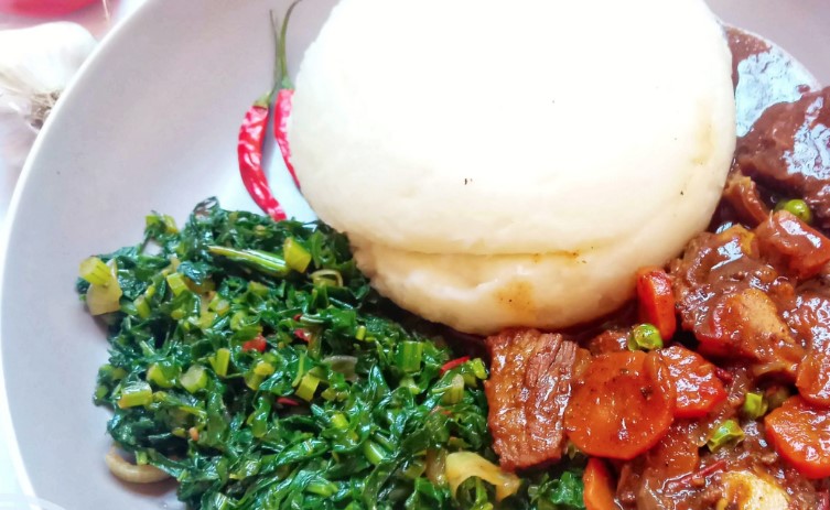 Can you find Indian or Chinese-inspired dishes in Zambia?