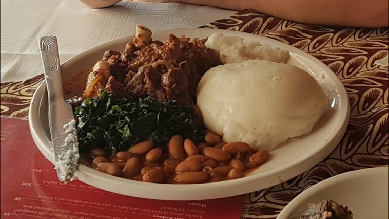 Are there any specific dishes associated with different regions of Zimbabwe?