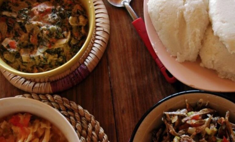 Can you find international cuisine in Zambia?