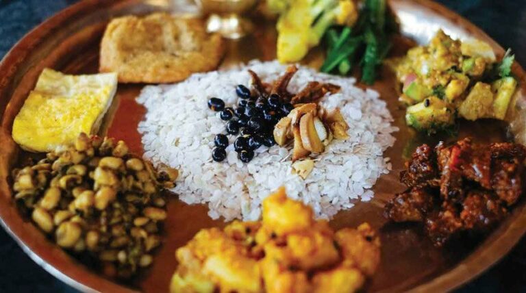 What is Nepalese cuisine known for?