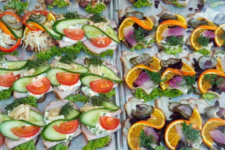 Can you explain the use of rye bread and potatoes in Danish dishes?