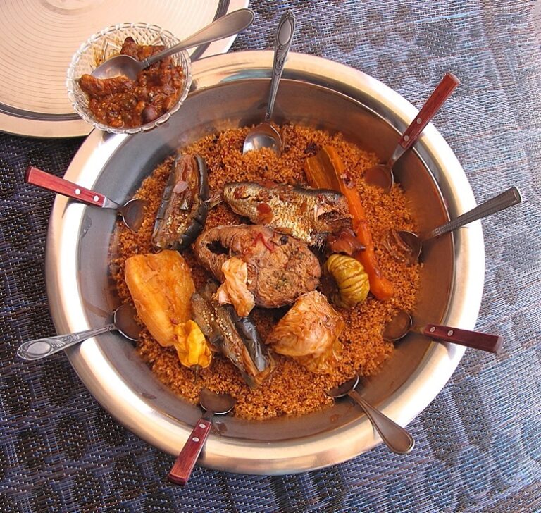 What is Senegalese cuisine known for?