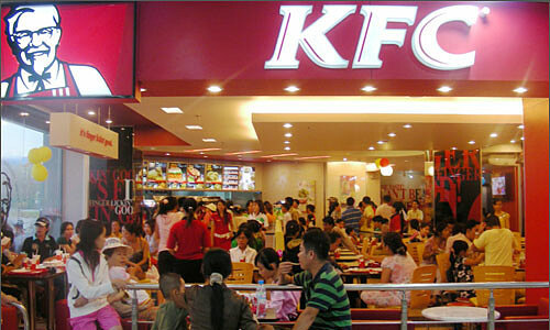 Can you find international fast food chains in Vietnam?