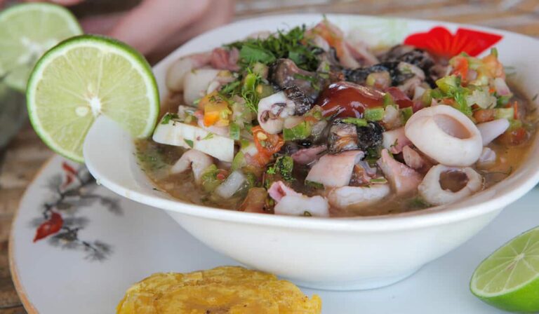 Can you tell me about the street food hygiene and safety standards in Ecuador?
