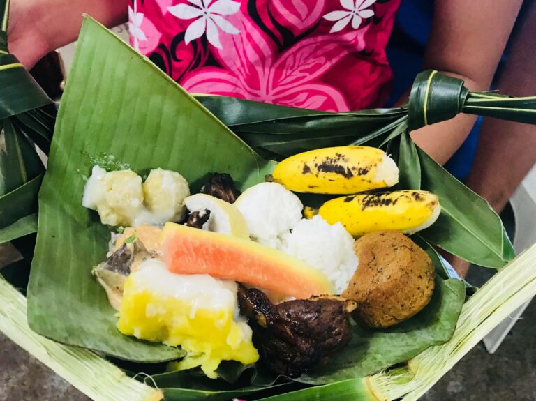Are there any health considerations to keep in mind when trying Marshallese cuisine?