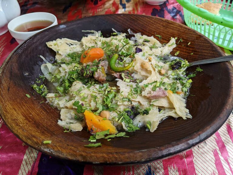 Is street food safe to eat in Tajikistan?