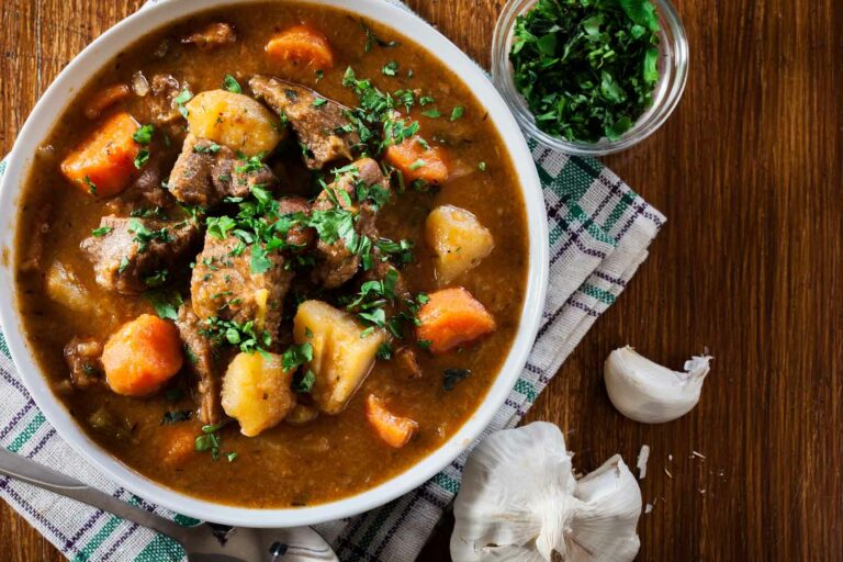 Can you find any influences from Irish history or mythology in the cuisine?