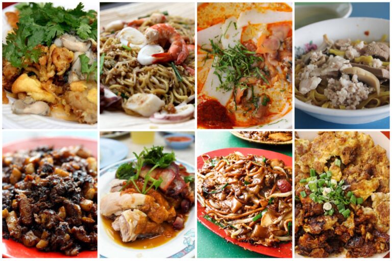 What are some popular Singaporean street food dishes?