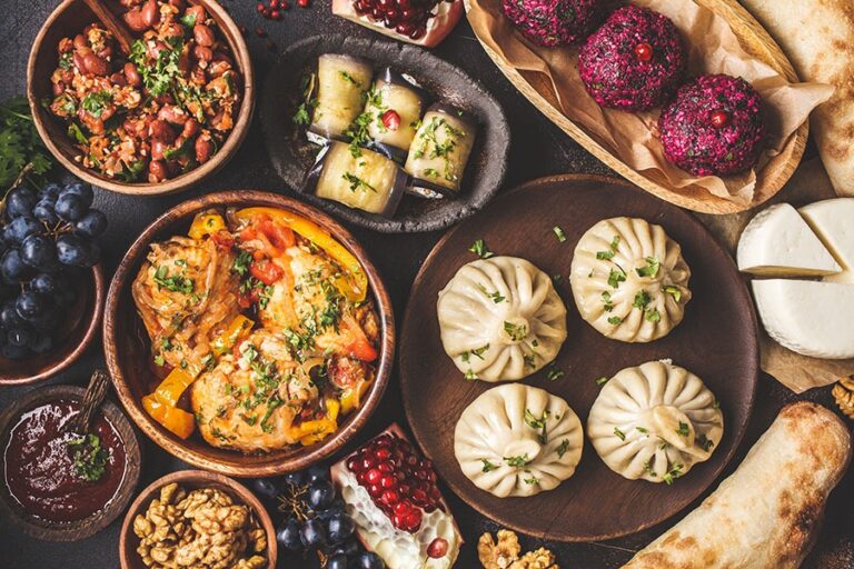 Are there any seasonal ingredients used in Georgian cooking?