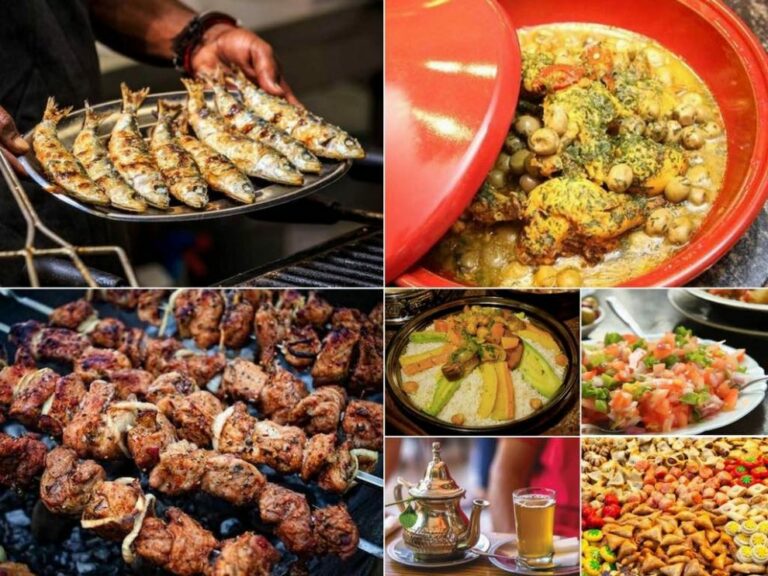 Can you find international cuisine in Morocco?