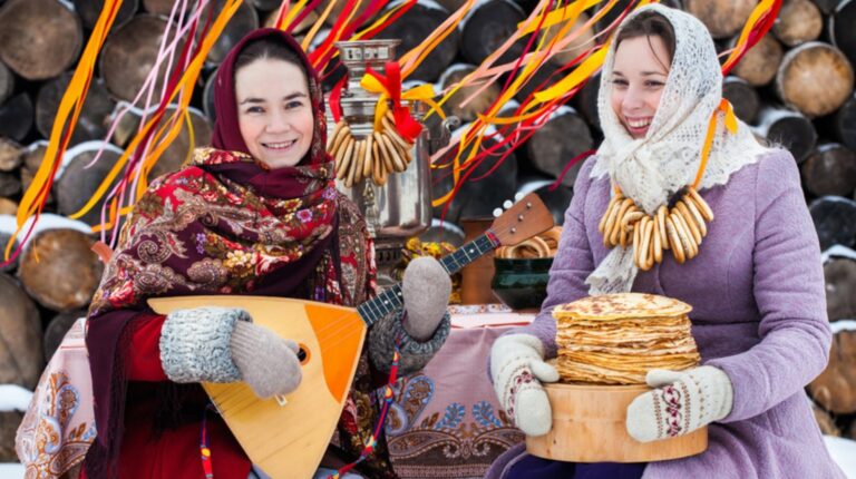 Can you tell me about the influence of Russian cultural traditions on the cuisine?