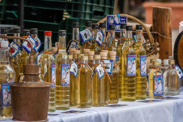 What are the popular beverages in Romania?