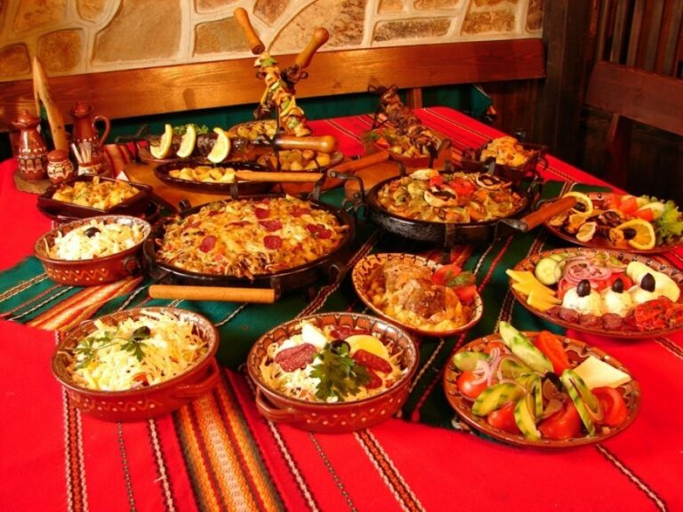 What are some local ingredients commonly used in Bulgarian cuisine?