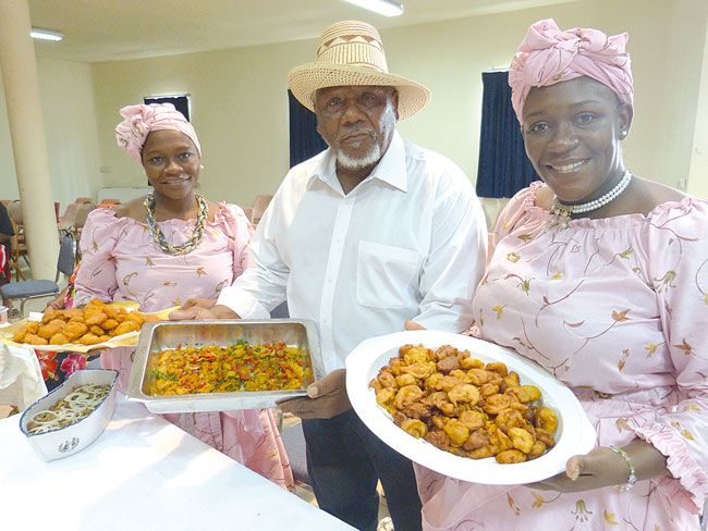 Are there any must-try street food items in Saint Kitts and Nevis?