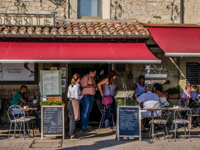 Can you tell me about the street food scene in San Marino?