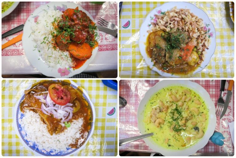 What are the typical ingredients in Bolivian salads?