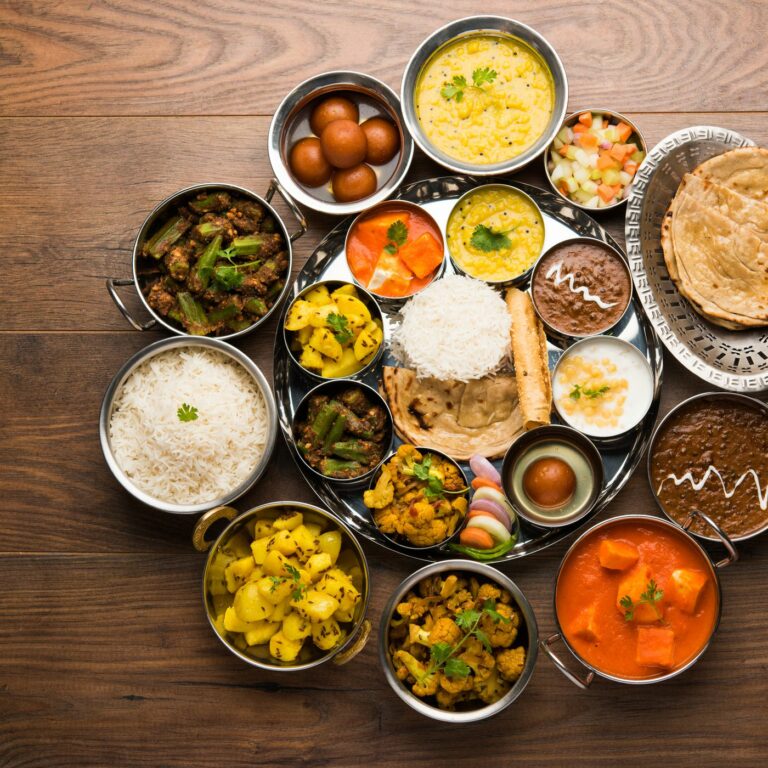 Can you find any influences from ancient Indian texts, such as Ayurveda, in Indian cuisine?
