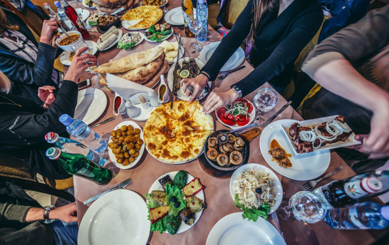 Is seafood a prominent part of Georgian cuisine?